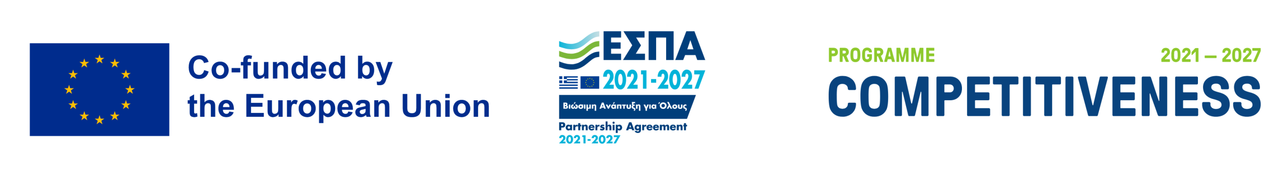 Green Transition for SMEs — ESPA 2021-2027 Competitiveness Programme, co-funded by the European Union